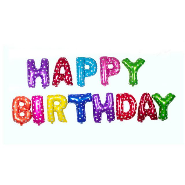Happy B.Day Name Balloons Sh