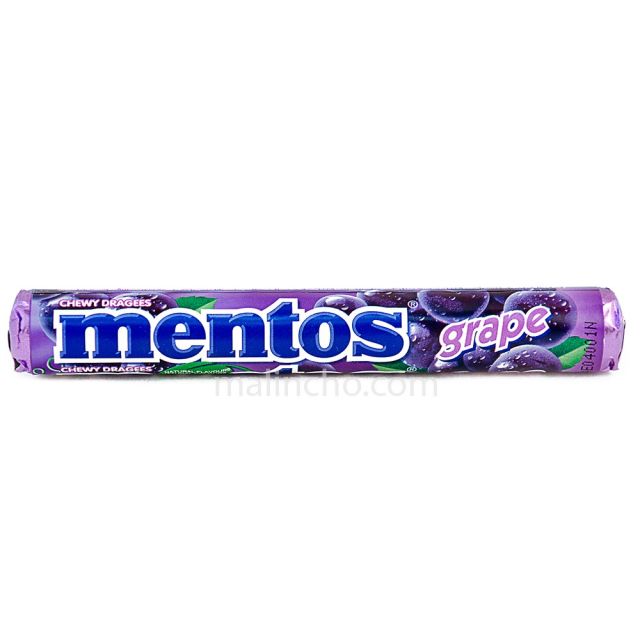 Mentos Roll Grape Candy 37g