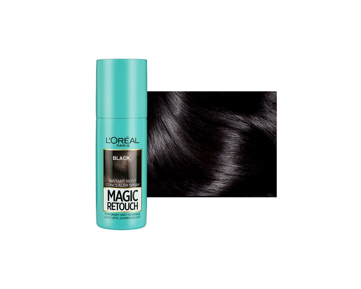 L\'oreal Paris Magic Retouch Root Touch Up Hair Color Spray - Black 75ML 2  Hours Free Delivery Anywhere in Karachi Pakistan