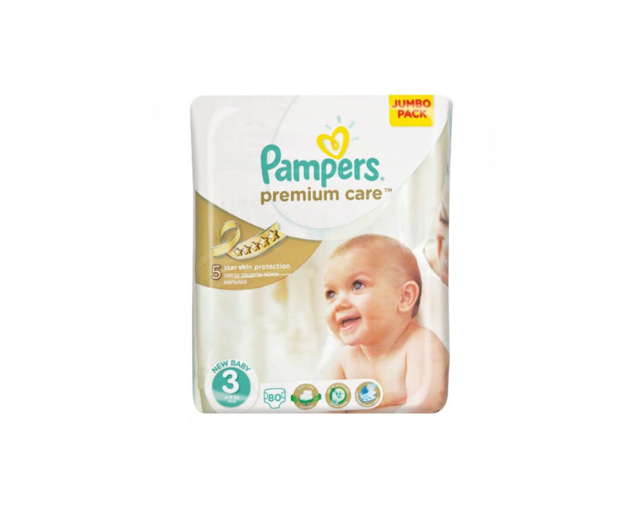 pampers premium care size 3 jumbo pack